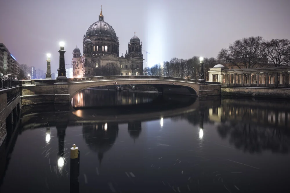 Berliner Dom im Winter - fotokunst von Jean Claude Castor