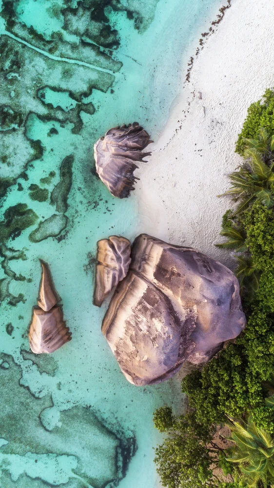 Seychellen Vogelperspektive - fotokunst von Jean Claude Castor