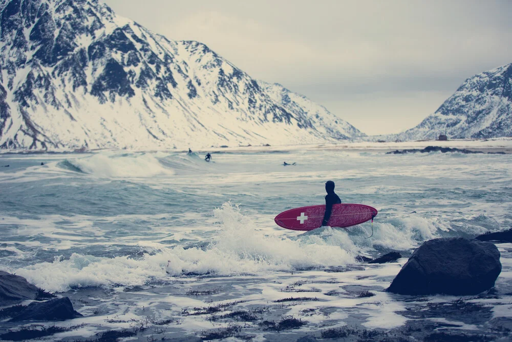 Wintersurfen - fotokunst von Franz Sussbauer