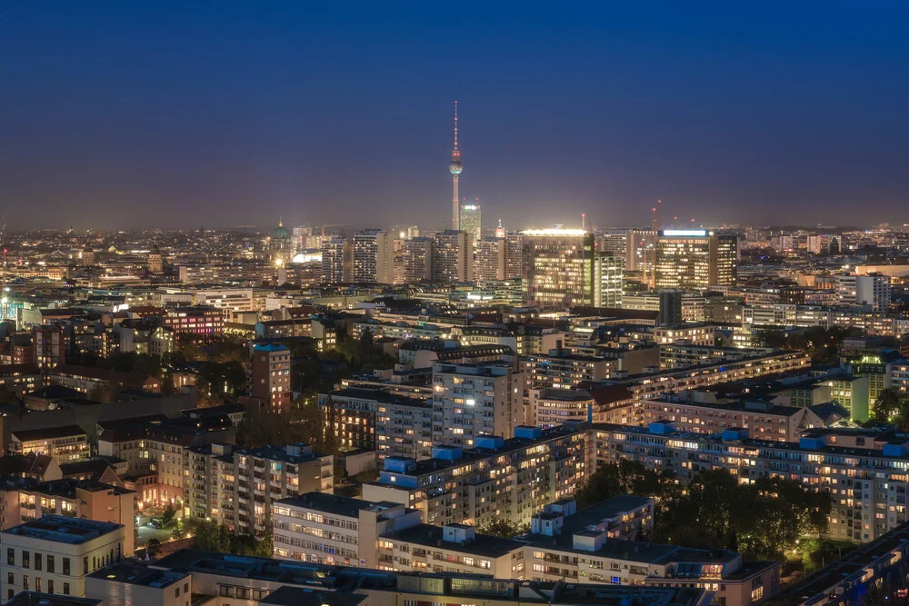 Berlin Lichtermeer - fotokunst von Jean Claude Castor