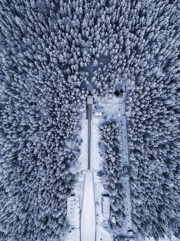 Skisprungschantze Zakopane - fotokunst von Konrad Paruch