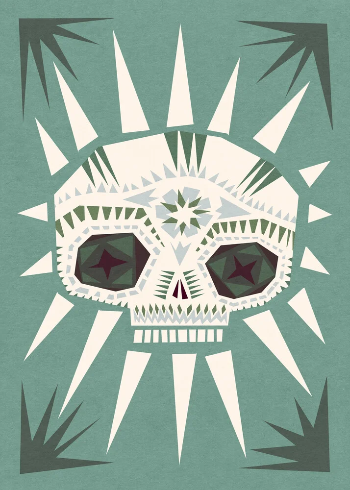 Sugar skull II - fotokunst von Sjoerd Piepenbrink