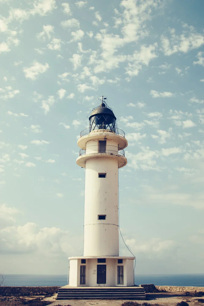 Leuchtturm am Cap de Barbaria, Formentera, Spanien - fotokunst von Nadja Jacke