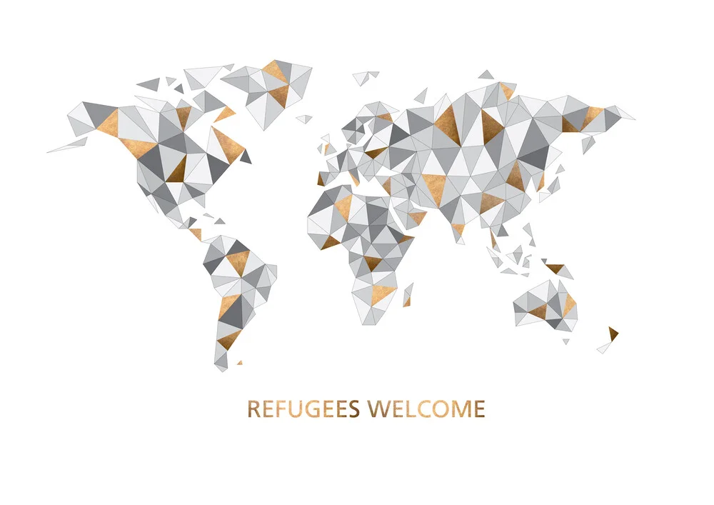 refugees welcome - fotokunst von Sabrina Ziegenhorn