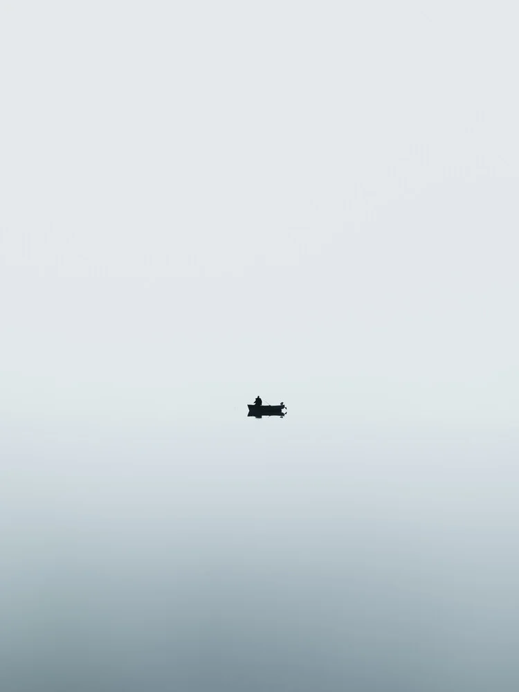 Der einsame Fischer - fotokunst von Frithjof Hamacher