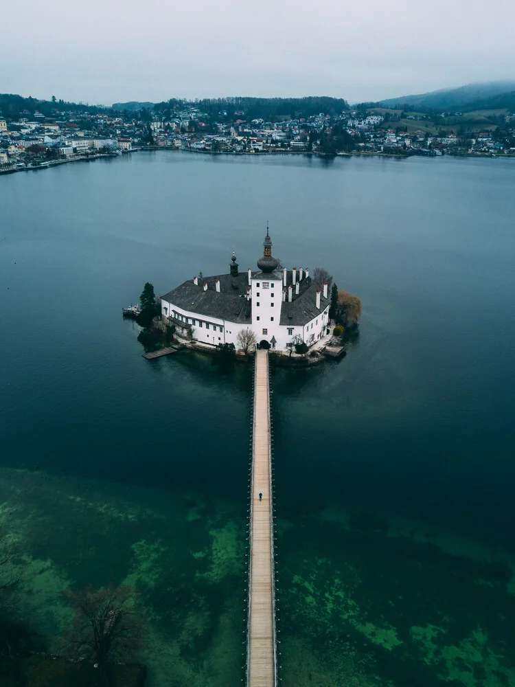 The castle in the lake - Fineart photography by Sebastian ‚zeppaio' Scheichl