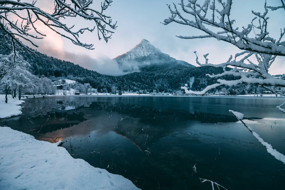 Winterly reflection - Fineart photography by Sebastian ‚zeppaio' Scheichl