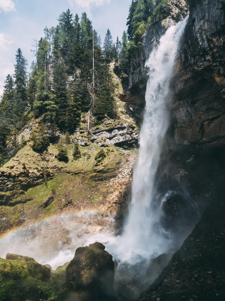 Hoher Wasserfall - fotokunst von Sebastian ‚zeppaio' Scheichl