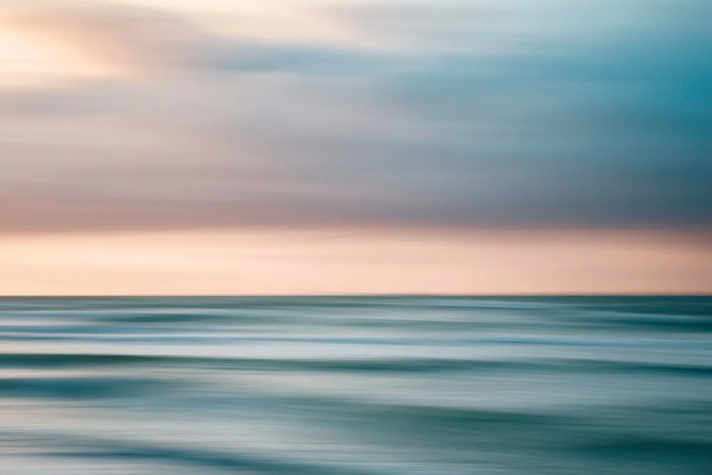 Sunset at Baltic Sea - fotokunst von Holger Nimtz