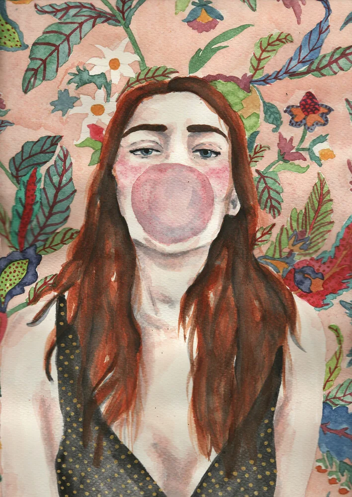 Bubblegum and pattern - fotokunst von Andy McFly