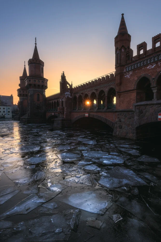 Berlin Ice on the Spree - Fineart photography by Jean Claude Castor