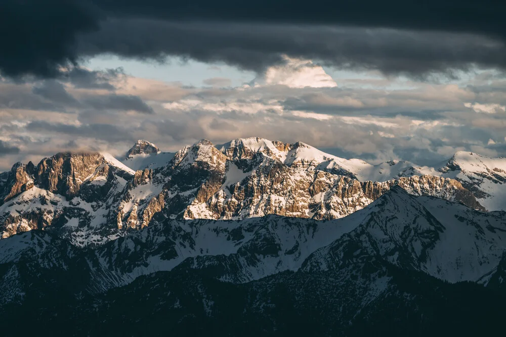 Evening mood in the mountains - Fineart photography by Sebastian ‚zeppaio' Scheichl