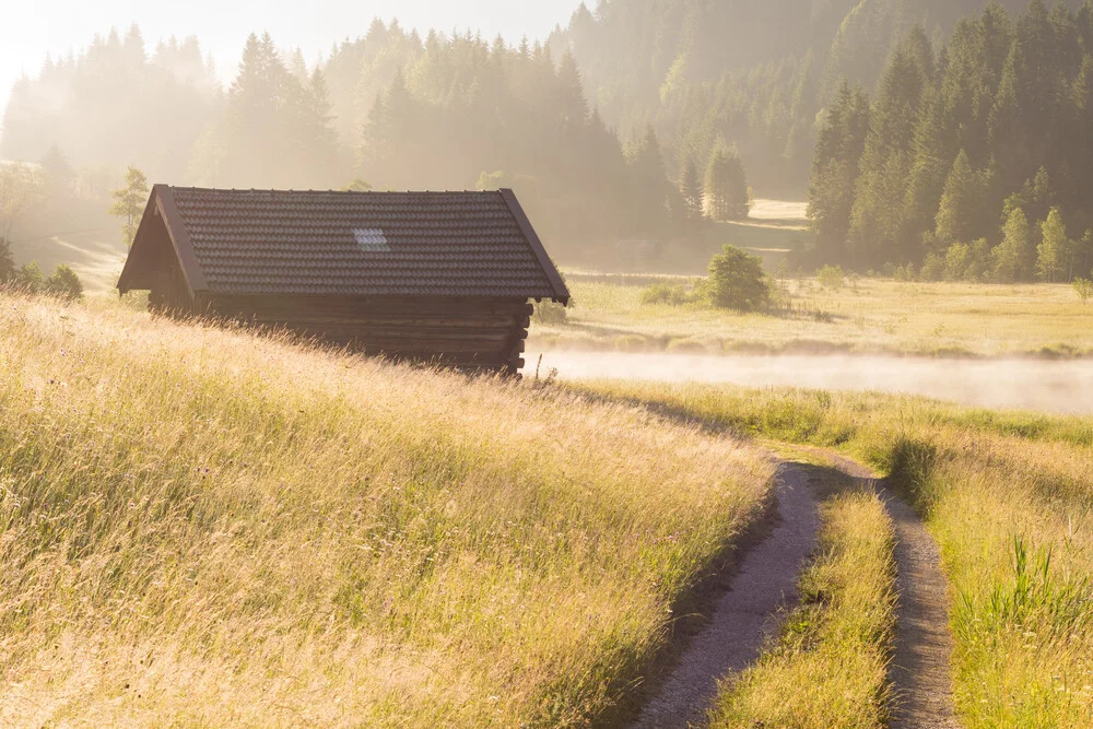 Goldener Morgen in den Bergen - fotokunst von Martin Wasilewski