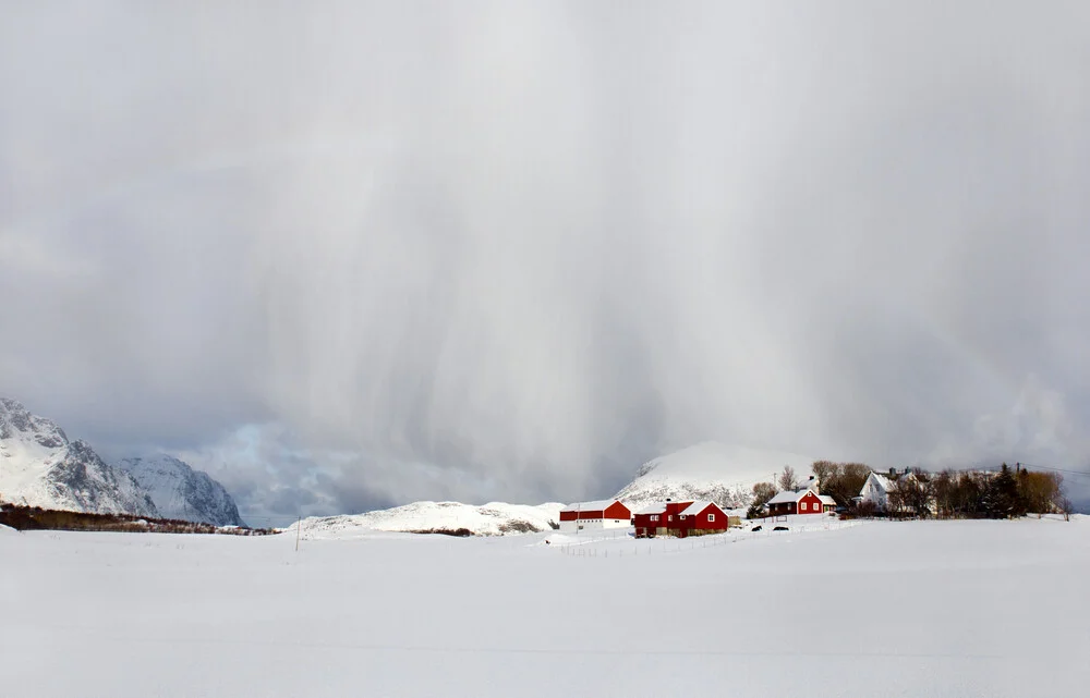 Schneeregen! - fotokunst von Victoria Knobloch