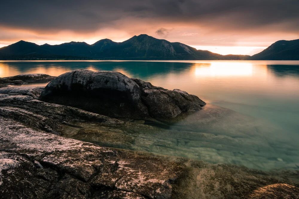 Summer Evening at lake Walchensee - Fineart photography by Martin Wasilewski