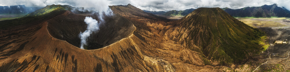 Indonesia Mount Bromo Panorama - Fineart photography by Jean Claude Castor