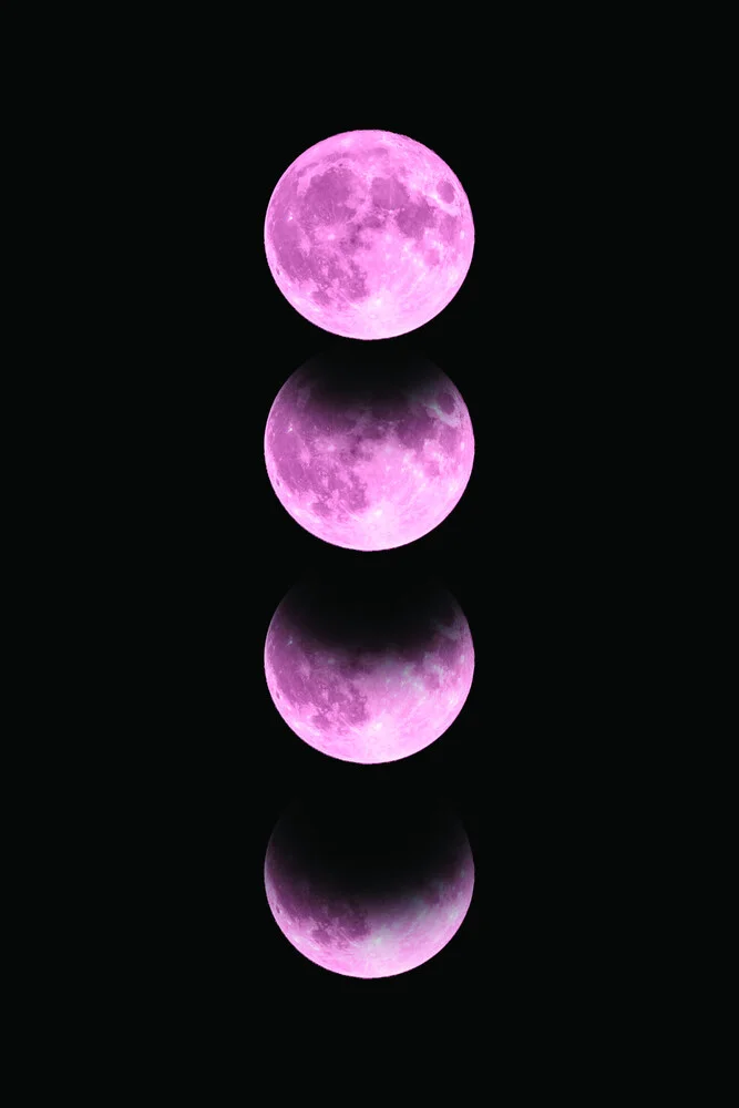 Pink Moon - fotokunst von Emanuela Carratoni