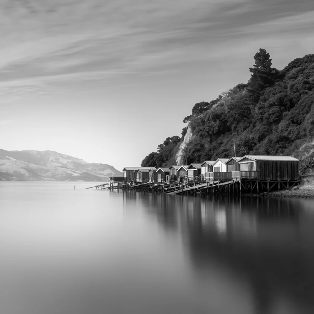 AKAROA SHEDS - Fineart photography by Christian Janik