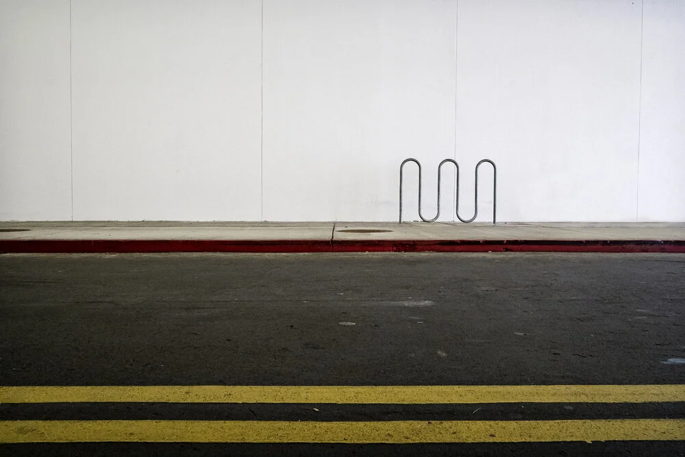 Bike Rack (at a Mall) - Fineart photography by Jeff Seltzer