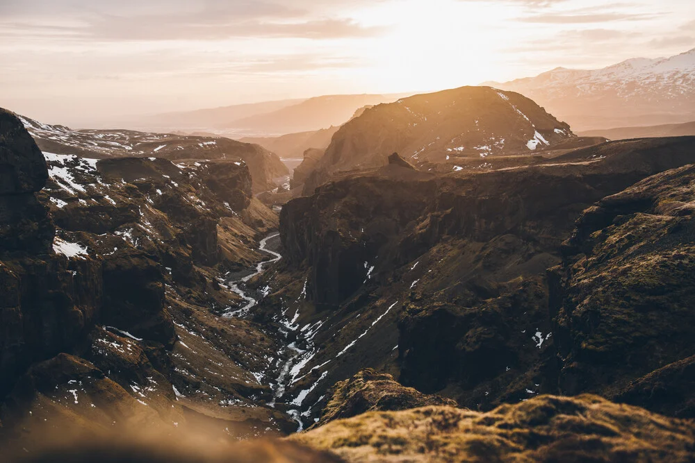 The Icelandic Canyon - fotokunst von Quentin Strohmeier