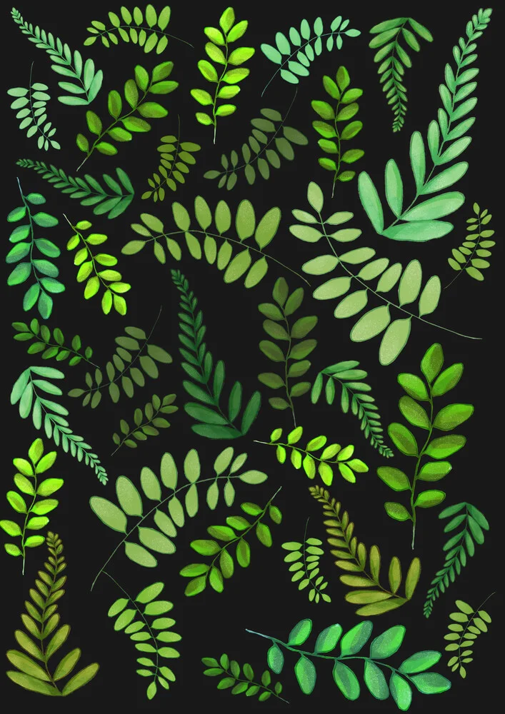 Plant Pattern - fotokunst von Katherine Blower