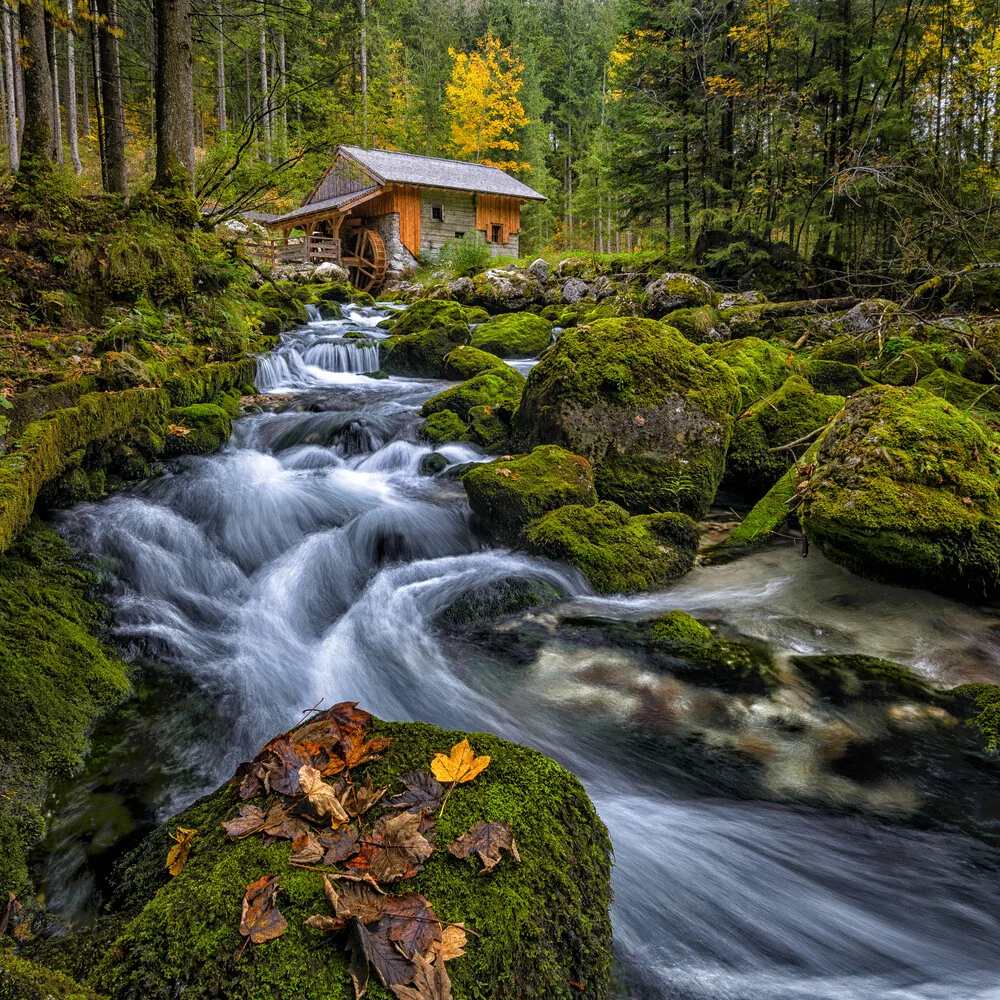 Gollinger Mühle - fotokunst von Günther Reissner