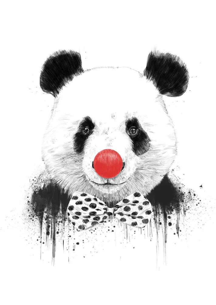 Clown panda - fotokunst von Balazs Solti