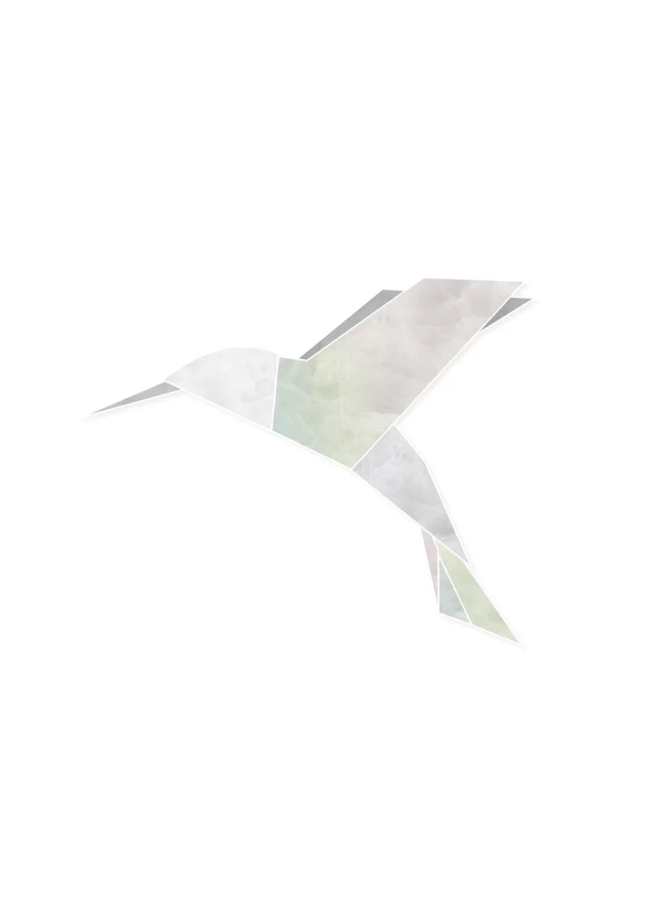 Origami Kolibri - fotokunst von Christina Ernst