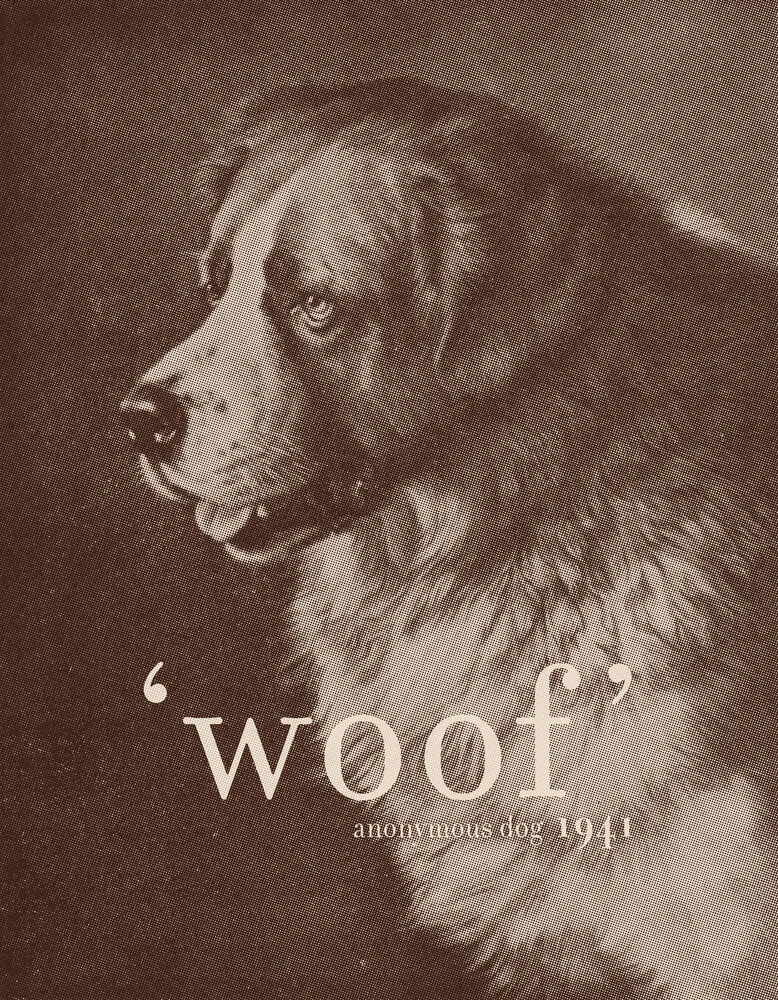 Famous Quote Dog - fotokunst von Florent Bodart