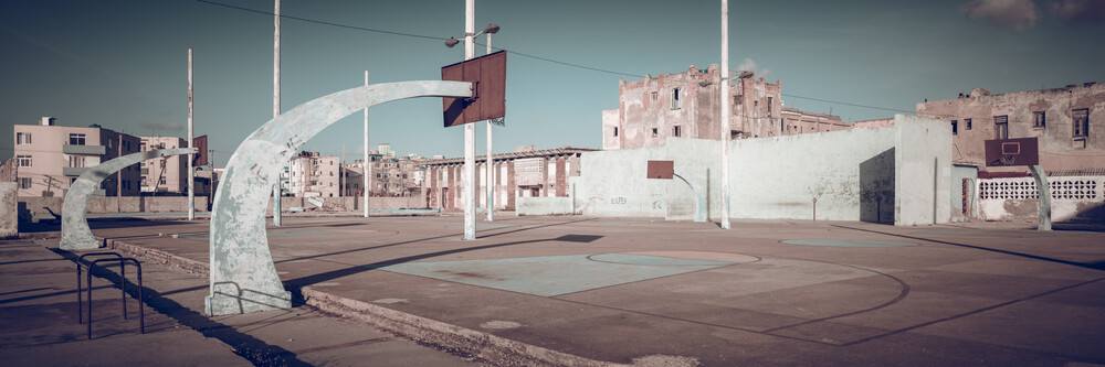Basketball court - Fineart photography by Franz Sussbauer