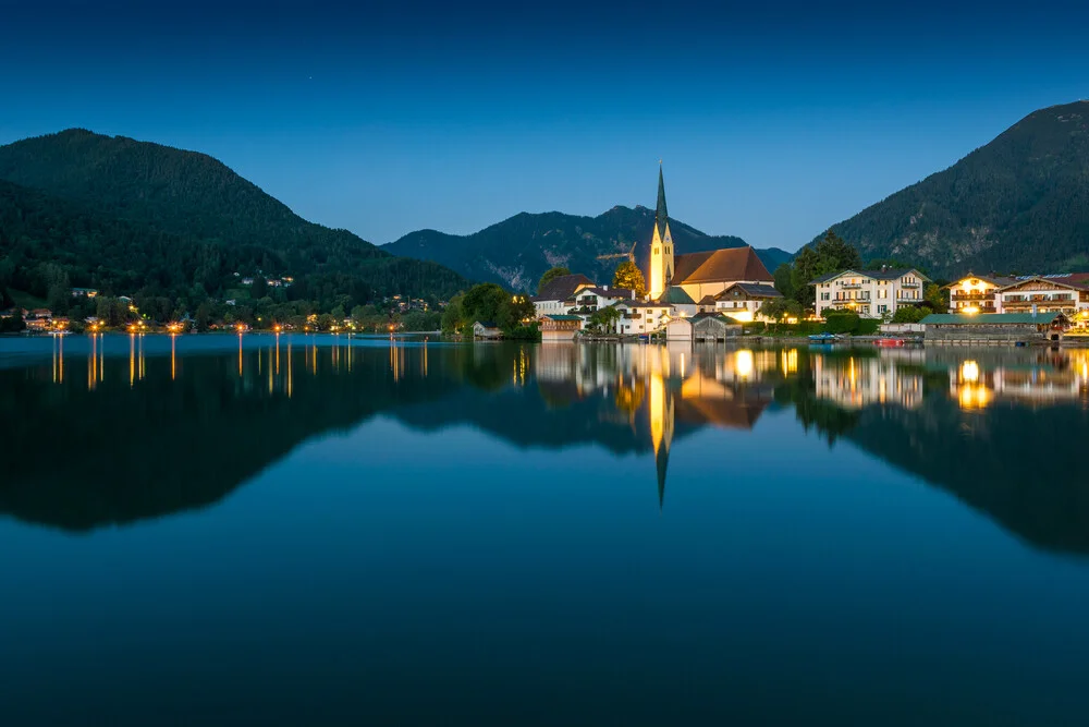 Sommerabend am Tegernsee - fotokunst von Martin Wasilewski