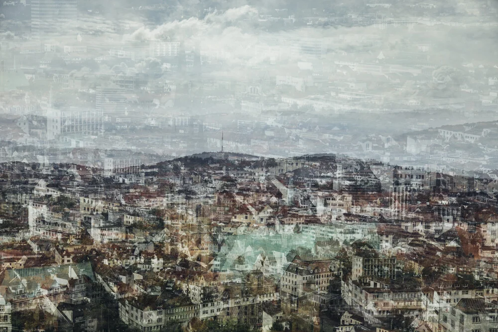 Picturesque view over Bielefeld - Fineart photography by Nadja Jacke