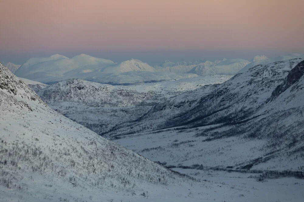 Norwegische Winterlandschaft - fotokunst von Dirk Heckmann