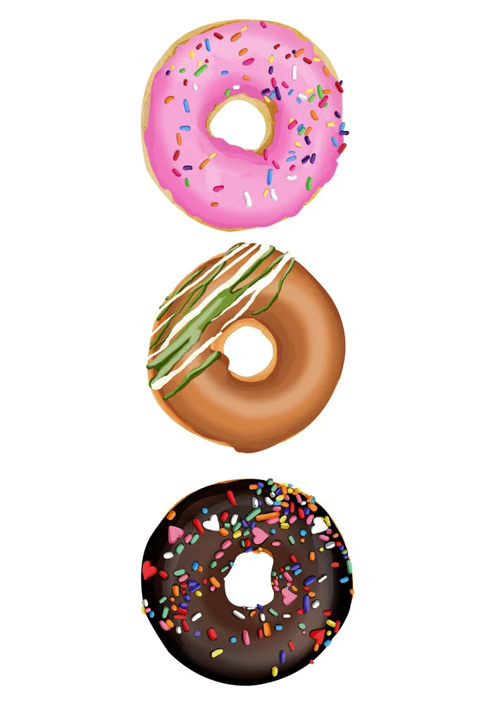 Donuts - fotokunst von Katherine Blower