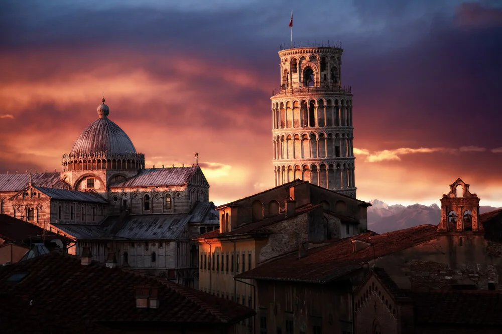 schiefe Turm von Pisa - fotokunst von Jürgen Wiesler