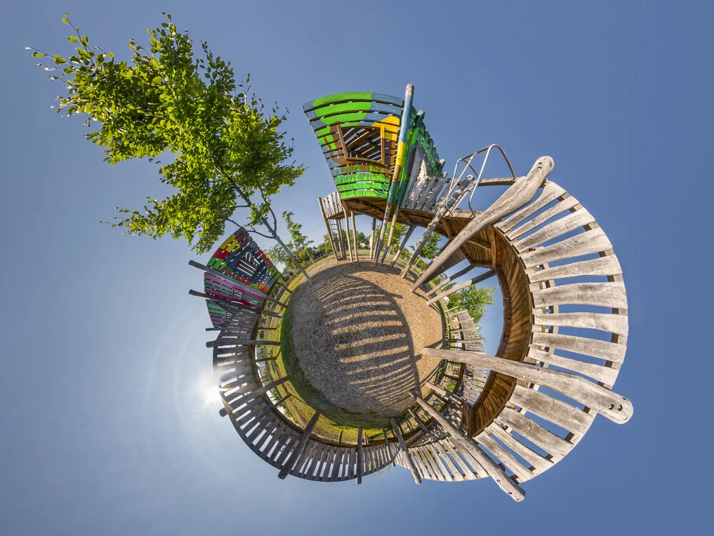 Little Planet of a playground - Fineart photography by Stefan Schurr