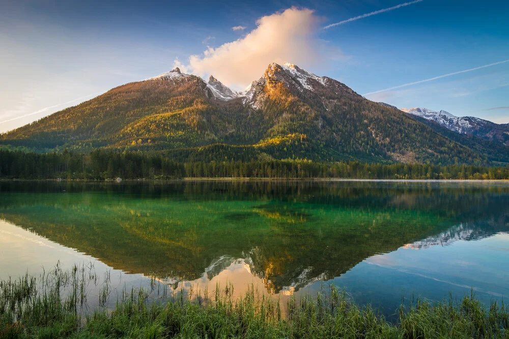 Hochkalter im Spiegel - fotokunst von Martin Wasilewski