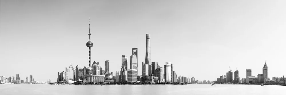 Shanghai Skyline - fotokunst von Thomas Kleinert