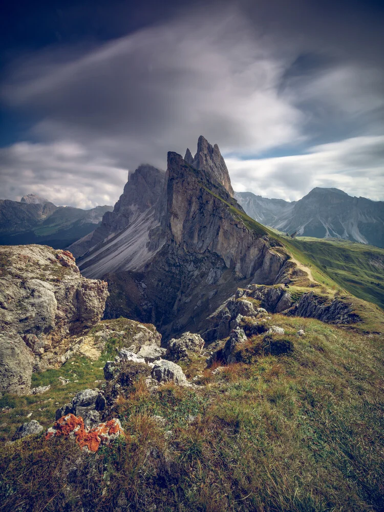 Geislerspitzen im Profil - fotokunst von Franz Sussbauer