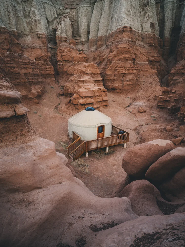 Yurt life in Goblin Valley - Fineart photography by Ueli Frischknecht