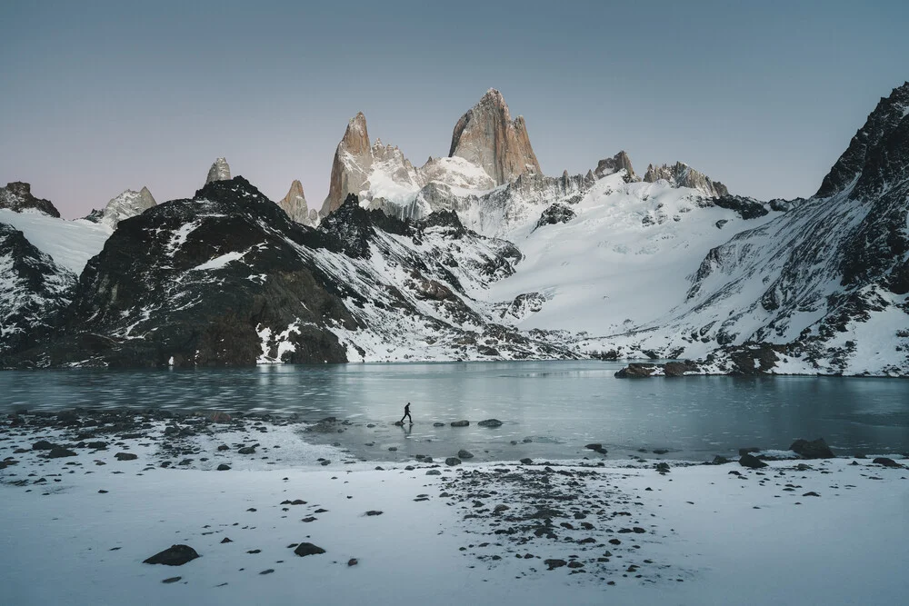 Morning hike to Mount Fitz Roy - Fineart photography by Ueli Frischknecht