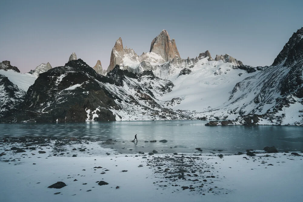 Morgenwanderung zum Fitz Roy - fotokunst von Ueli Frischknecht