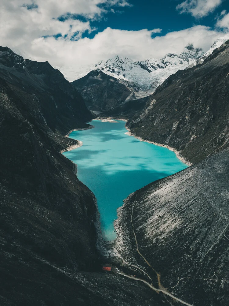 Laguna Paron aus Sicht eines Kondors - fotokunst von Ueli Frischknecht