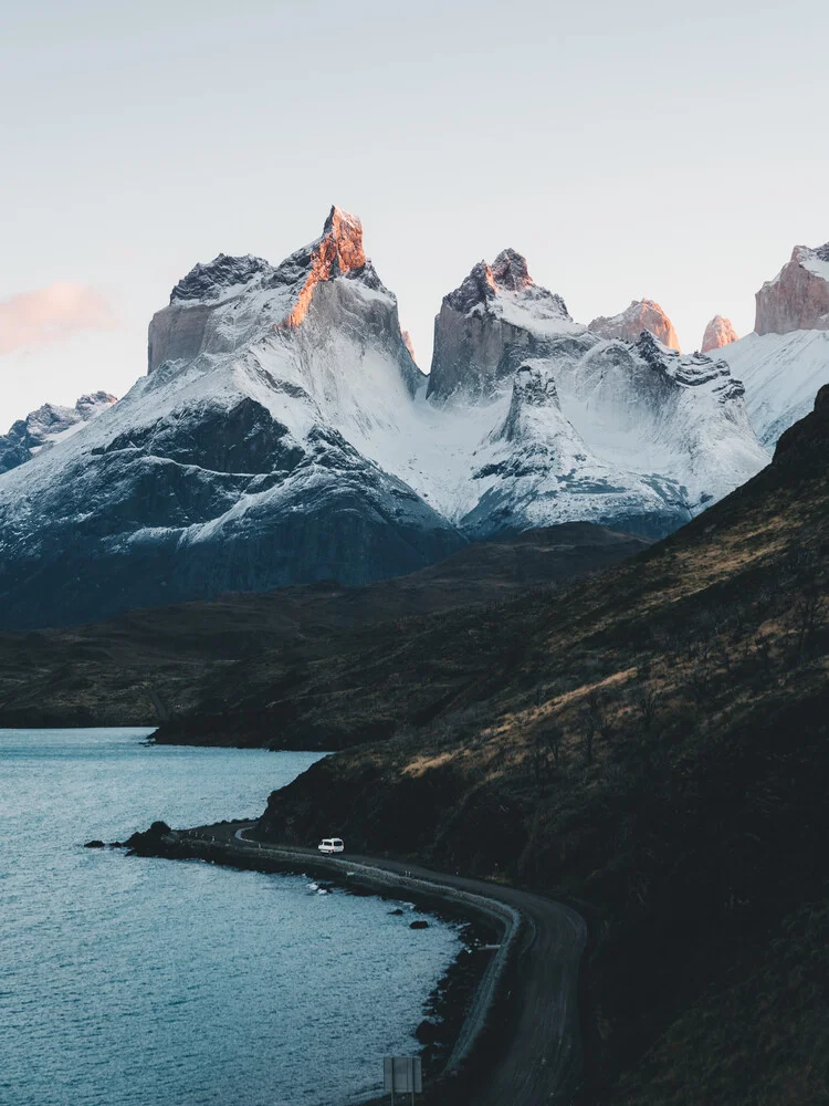 Sunrise in Torres del Paine National Park - Fineart photography by Ueli Frischknecht