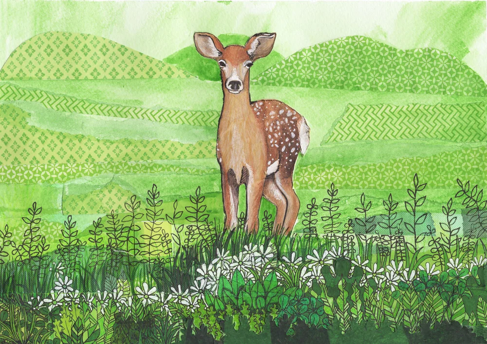 Springtime Deer - fotokunst von Katherine Blower