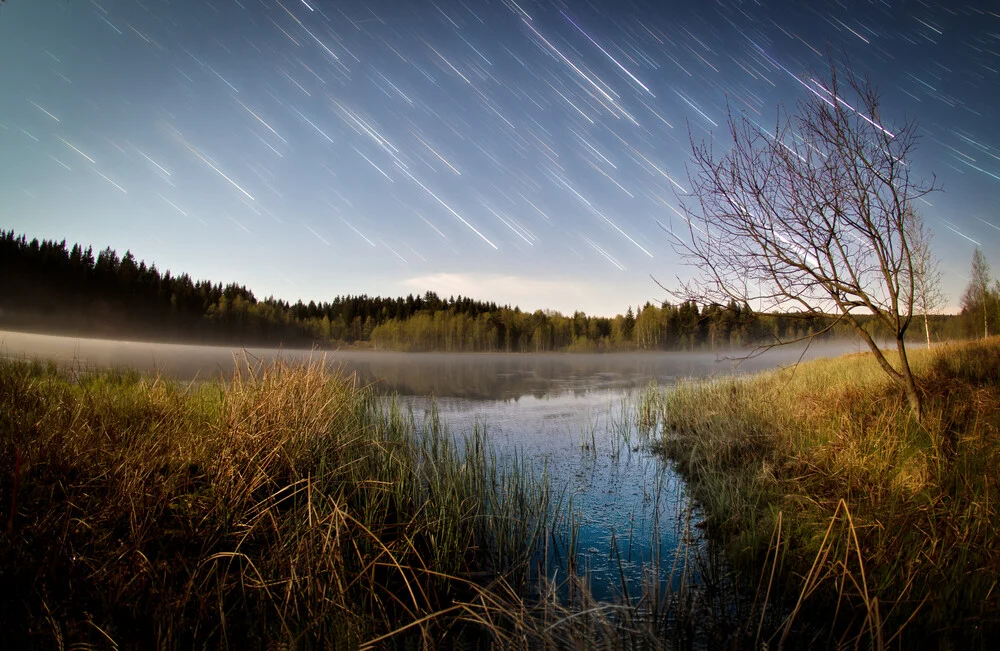 black lake - fotokunst von Christoph Schaarschmidt