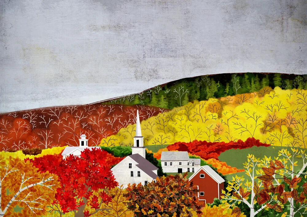 New England Fall - fotokunst von Katherine Blower