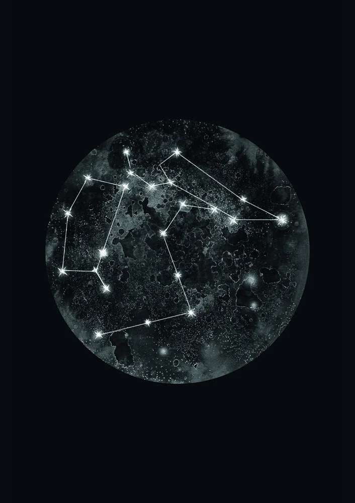 Constellation Black - fotokunst von Julia Hariri