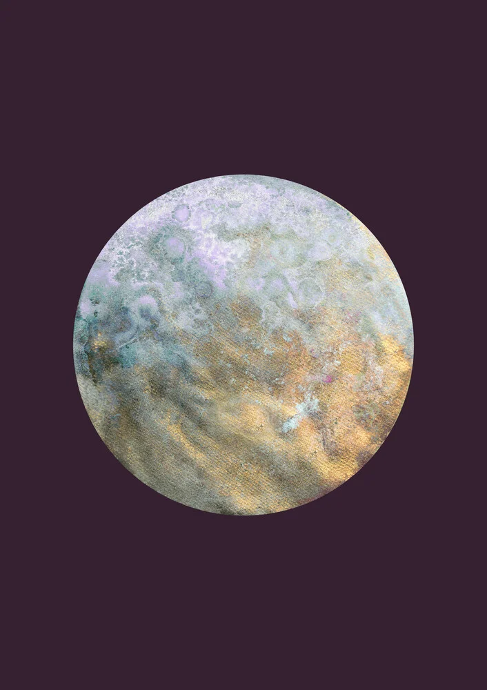 Gold Moon - fotokunst von Julia Hariri