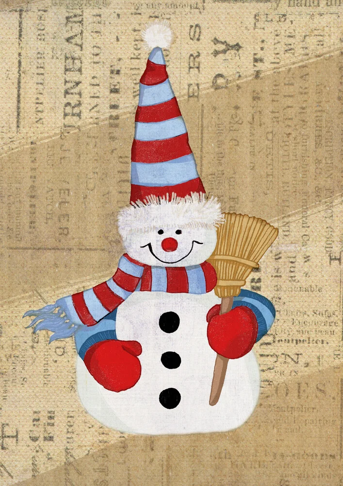 Snowman - fotokunst von Katherine Blower